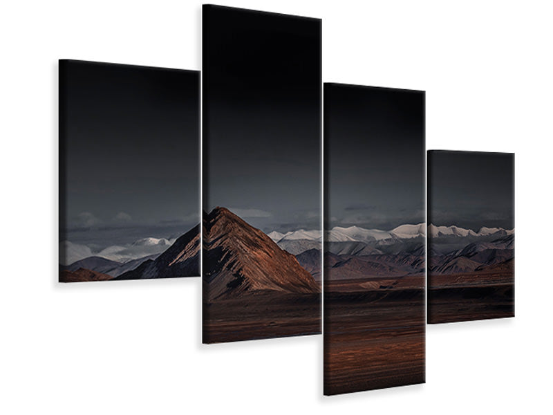 modern-4-piece-canvas-print-moon-night