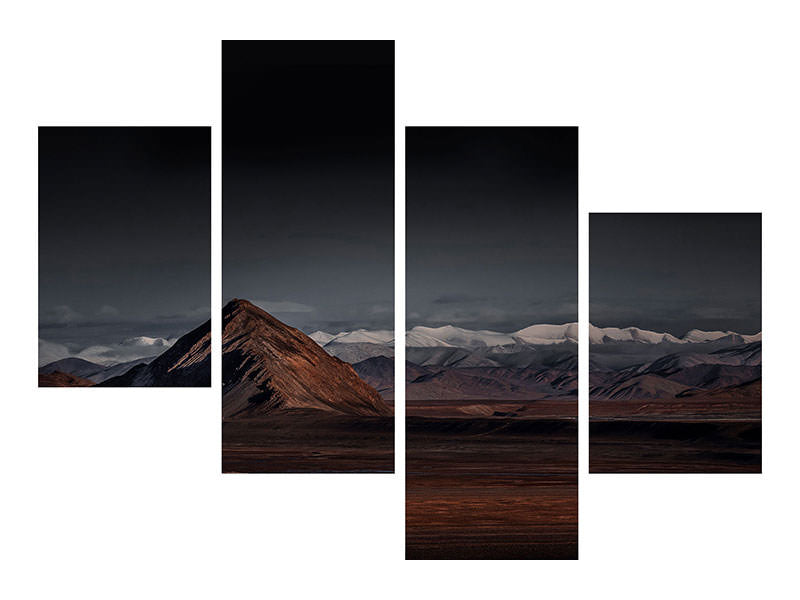 modern-4-piece-canvas-print-moon-night