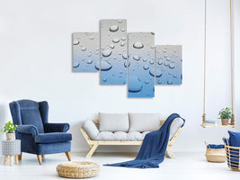 modern-4-piece-canvas-print-raindrop-in-xxl
