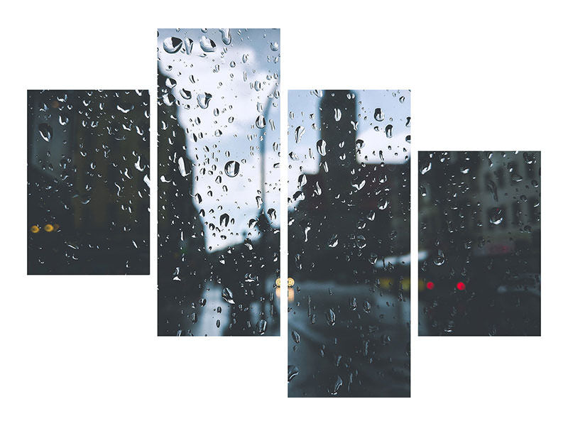 modern-4-piece-canvas-print-raindrops-on-the-windowpane