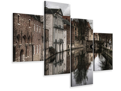 modern-4-piece-canvas-print-reflections-of-the-past