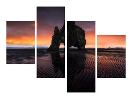 modern-4-piece-canvas-print-rhino