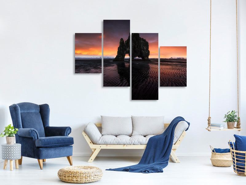 modern-4-piece-canvas-print-rhino