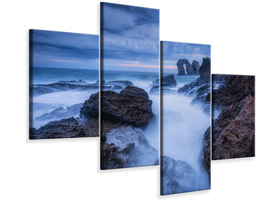 modern-4-piece-canvas-print-rocky-blue