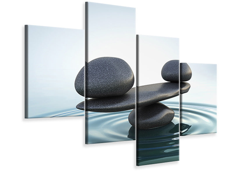 modern-4-piece-canvas-print-stone-balance-ii