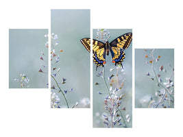 modern-4-piece-canvas-print-swallowtail-beauty