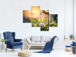 modern-4-piece-canvas-print-the-awakening-of-snails