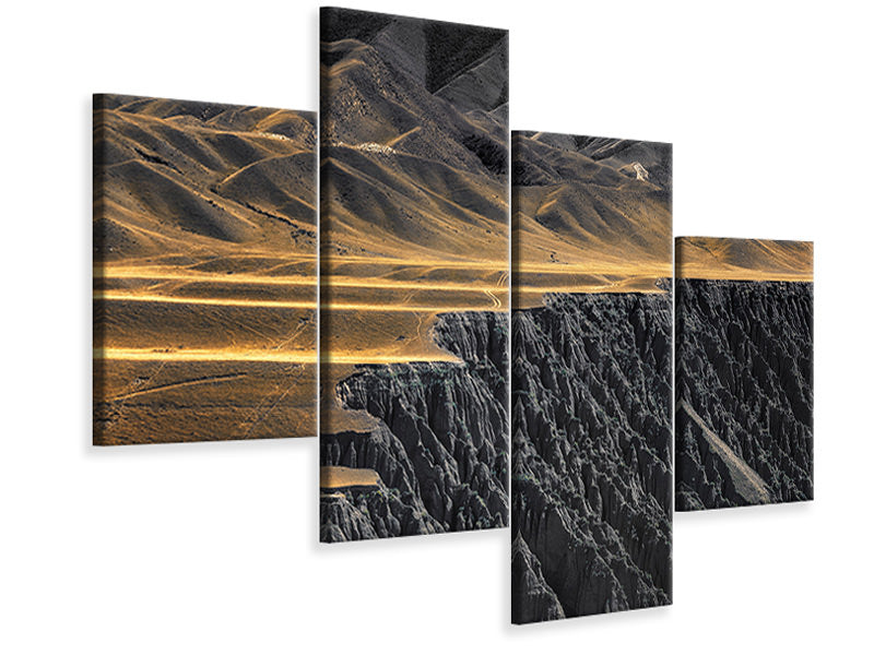 modern-4-piece-canvas-print-the-wrinkles-of-god