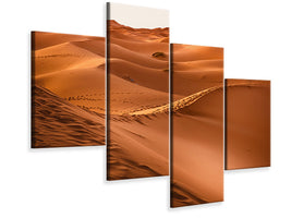 modern-4-piece-canvas-print-traces-in-the-desert