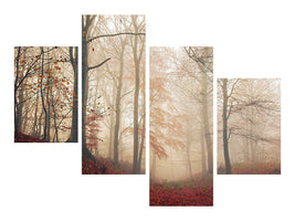 modern-4-piece-canvas-print-waiting-for-the-deer