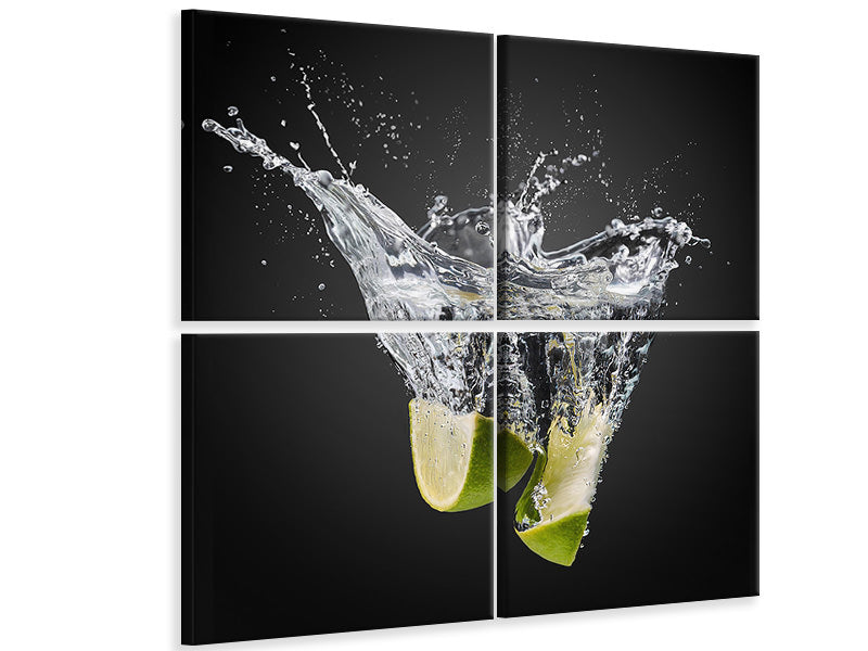 o-4-piece-canvas-print-fresh-limes