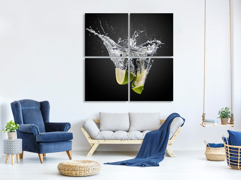 o-4-piece-canvas-print-fresh-limes