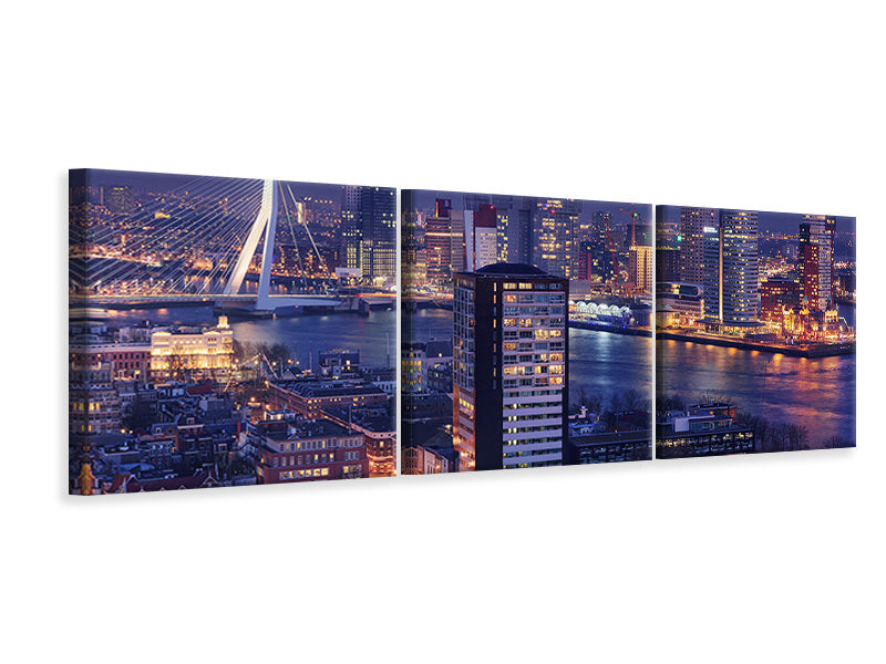 panoramic-3-piece-canvas-print-big-rotterdam-ii