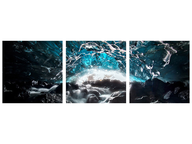 panoramic-3-piece-canvas-print-blue-glacier-cave
