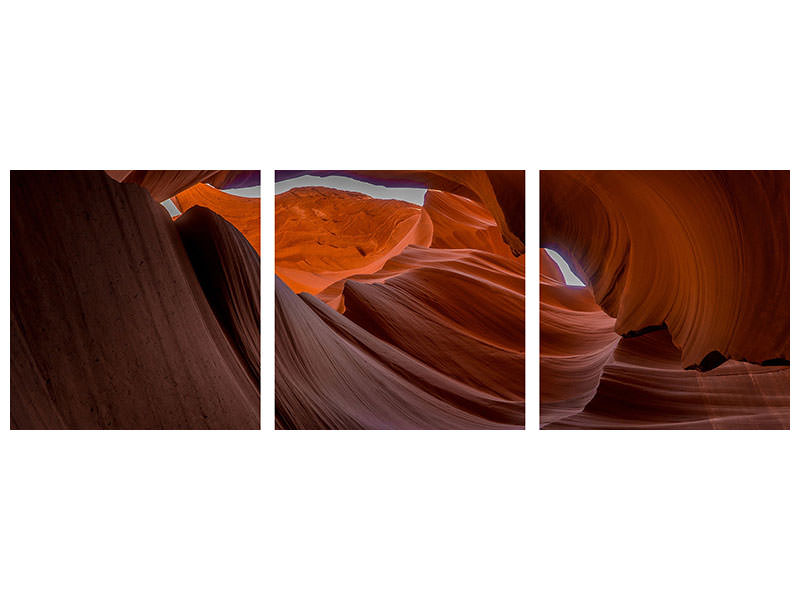 panoramic-3-piece-canvas-print-fantastic-antelope-canyon