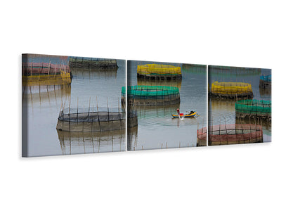 panoramic-3-piece-canvas-print-fishing-life