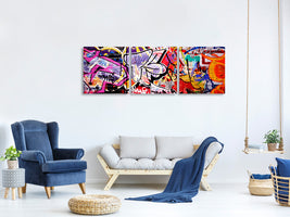 panoramic-3-piece-canvas-print-graffiti-wall-art