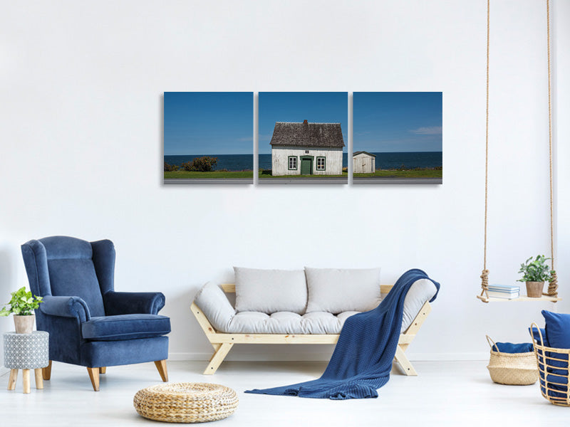 panoramic-3-piece-canvas-print-house-on-the-road