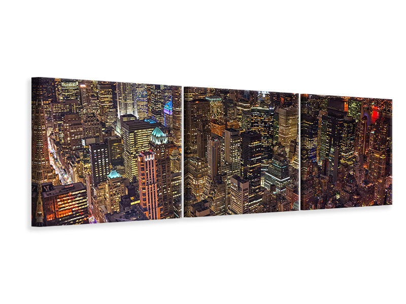 panoramic-3-piece-canvas-print-night-life