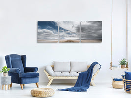 panoramic-3-piece-canvas-print-the-long-road