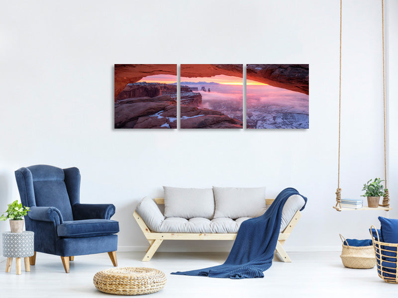 panoramic-3-piece-canvas-print-the-moment-right-before-sunrise